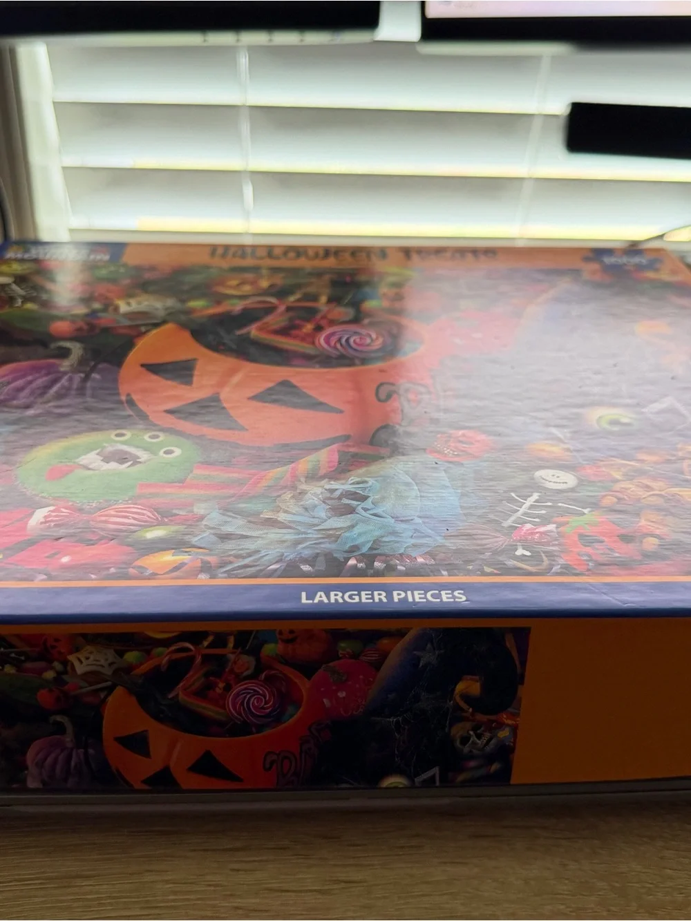 Halloween Treats 1000-Piece Puzzle - Colorful Halloween Candy Art - Picture 2 of 3